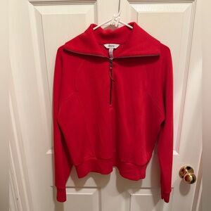 SPANX AirEssentials Red Half Zip